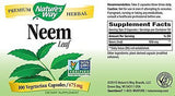 New Nature's Way Neem Leaves Premium Herbal 475 mg 100 Capsules psoriasis acne