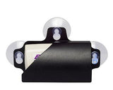 Black Removable Toll EZ Pass Transponder Tag Holder W/ 3 Suction Cups For Glass