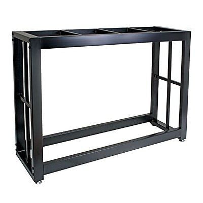 Aquarium Fish Tank Stand 55 Gallon Black Solid Steel Welded Easy to Assemble New