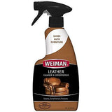 Weiman Leather Cleaner and Conditioner Chairs Sofas Couch Sofa Seat, 16 fl oz