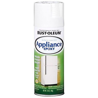 Ultra Hard Appliance Epoxy Enamel WHITE Rust Oleum 7881830 12 oz Can Spray White