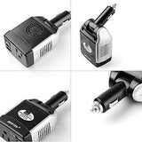 75W Power Inverter DC 12V to 110V AC Car Inverter with 3.1A 2 USB Ports