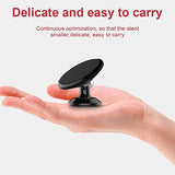 [2017 Design] FUTESJ Magnetic Car Mount Phone Holder for Any Phones iPhone 7 / 6 / 5 Galaxy S7 / S6 or GPS And One-piece Stylish Design And Strong MagnetBlack