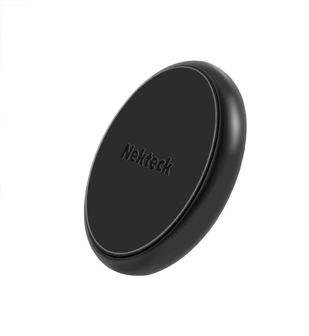 Nekteck Universal Stick on Flat Magnetic Car Mount Phone / Key Holder for iPhone 7 6 6S Plus 5S 5C SE Samsung Galaxy S6/S7 Edge Plus S5 Note 5 4 LG G5 Pixle/ Pixel XL Nexus 6P 5X More Black