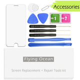 iPhone 6 Full Assembly Screen Replacement Black + Touch Digitizer LCD Display (4.7 Inch) and Screen Protector and Repair Tools Included iPhone 6 Black - Full Assembly