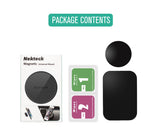 Nekteck Universal Stick on Flat Magnetic Car Mount Phone / Key Holder for iPhone 7 6 6S Plus 5S 5C SE Samsung Galaxy S6/S7 Edge Plus S5 Note 5 4 LG G5 Pixle/ Pixel XL Nexus 6P 5X More Black