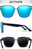 ATTCL Unisex Wayfarer Sunglasses 100% Polarized UV Protection Blue as the pictures