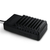 FLECK CS008 Multi-Device 8-Port USB Desktop Charging Station (Black) Black
