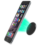 Nekteck Universal Stick on Flat Magnetic Car Mount Phone / Key Holder for iPhone 7 6 6S Plus 5S 5C SE Samsung Galaxy S6/S7 Edge Plus S5 Note 5 4 LG G5 Pixle/ Pixel XL Nexus 6P 5X More 2 Pack Black