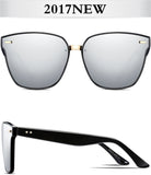 ATTCL Unisex Wayfarer Sunglasses 100% Polarized UV Protection Silver as the pictures