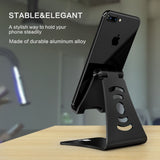 Adjustable cell phone stand iPhone Stand Pasonomi Smartphone Cradle Dock Holder for iPhone 7 6 6s Plus 5 5s 5c Samsung Galaxy S8 S7 S6 Note 5 Charging Stand (Black) Black