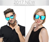 ATTCL Unisex Wayfarer Sunglasses 100% Polarized UV Protection Blue as the pictures