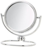 Mini Makeup Mirror Portable Travel Folding 10x Magnification Chrome,Lady