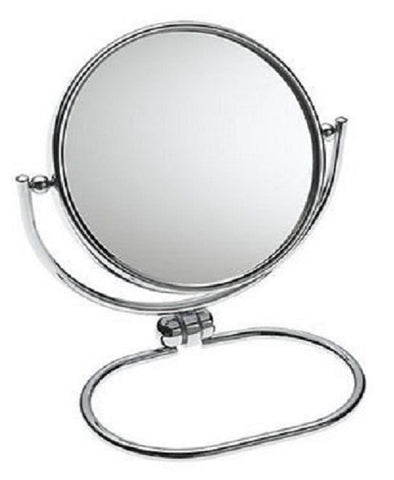 Mini Makeup Mirror Portable Travel Folding 10x Magnification Chrome,Lady