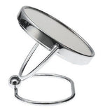 Mini Makeup Mirror Portable Travel Folding 10x Magnification Chrome,Lady