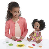 NEW Baby Alive Sara African American Super Snacks Snackin' Doll Feed Girls Play