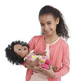 NEW Baby Alive Sara African American Super Snacks Snackin' Doll Feed Girls Play